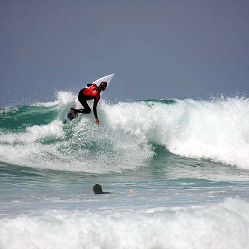 Baz surfing fistral beach newquay cornwall
